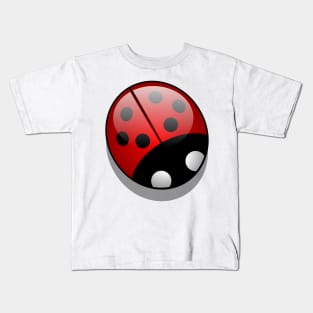 Ladybug, Red Ladybug, Cute Ladybug, Lady Beetle Kids T-Shirt